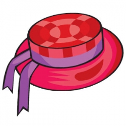 Red Hat with Purple Ribbon artwork 123