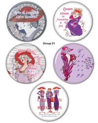 Red HAT Button Set Group 21