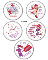 Red HAT Button Set Group 22