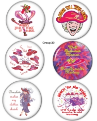 Red HAT Button Set Group 30