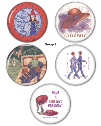 Red HAT Button Set Group 9