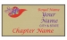 Gold Rectangle name Badge Artwork 125