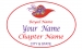 White Oval name Badge Artwork 125