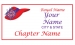 White Rectangle name Badge Artwork 133