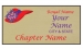 Gold Rectangle name Badge Artwork 133