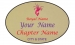 Gold Oval name Badge Artwork 7