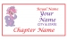 White Rectangle name Badge Artwork 79 Pink