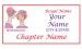 White Rectangle name Badge Artwork 80 Pink