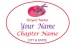 White Oval name Badge Artwork 9