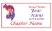 White Rectangle name Badge Artwork 90R