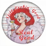 Still Lookin' Good - Real Good!  Red Hat Button Image