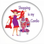 Red Hat Button 461 Shopping is my Cardio