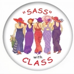 Sass with Class Red Hat Button