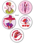 Red HAT Button Set Group 6