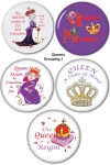 Red HAT Button Set Queen Group 1 